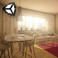 Unity 3d éclairage d'intérieur