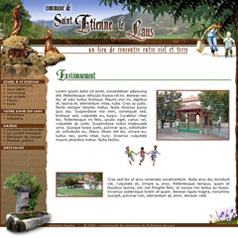 Saint Etienne le Laus city website (France)