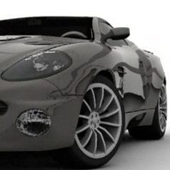 Aston Martin - essai d'animation