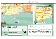 Flash vectorial map