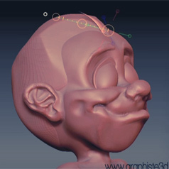 Zbrush modélisation personnage cartoon